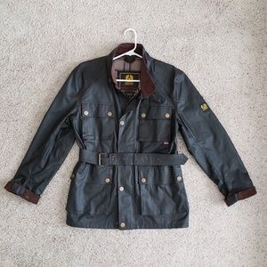 Belstaff Roadmaster Waxed-Cotton Jacket in Black
